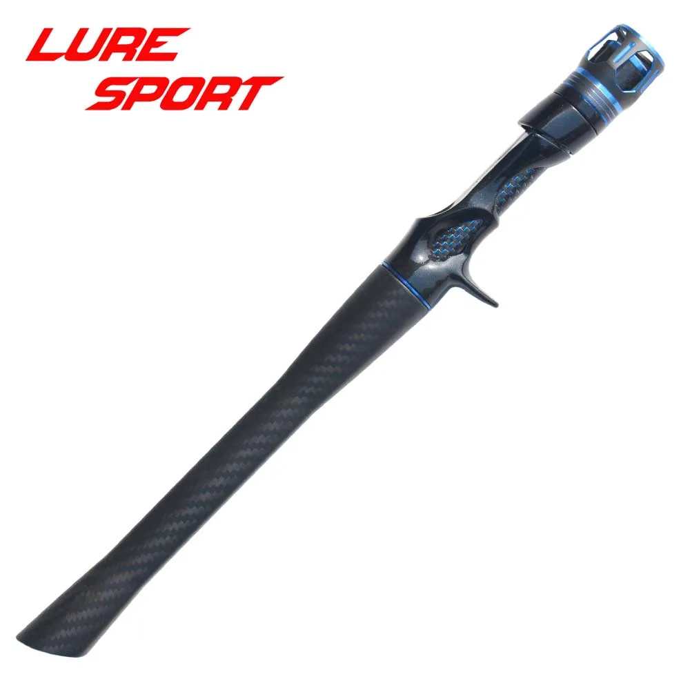 LureSport 20cm Trīsstūrveida Ķermeņa Grip 3K austi oglekļa Rīkoties ar FCS Ruļļa Sēdekļa Stienis Veidošanas komponents Stienis Remonts DIY