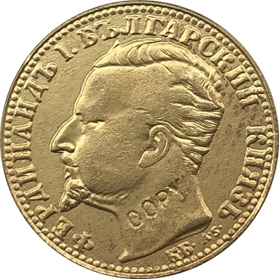 24 K Zelta Pārklājumu Bulgārija 1894 100 Leva monētas kopiju, 35mm