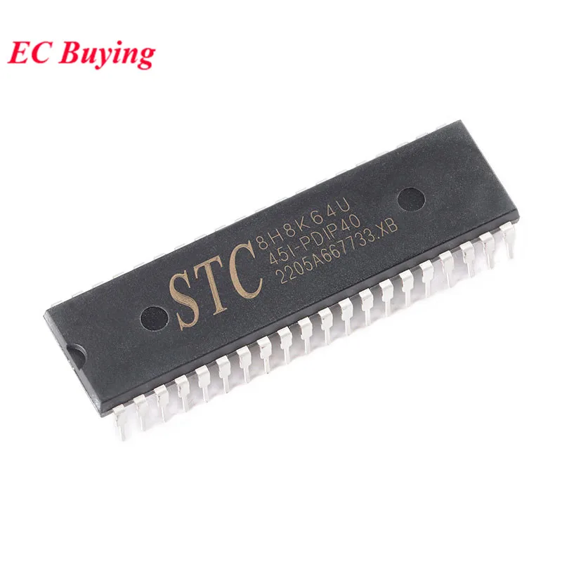 STC8H8K64U STC8H8K64U-45I STC 8H8K64U PDIP40 viens Čips, Pastiprinātas 1T 8051 Mikrokontrolleru MCU Kontrolieris IC Chip Jaunas Oriģinālas